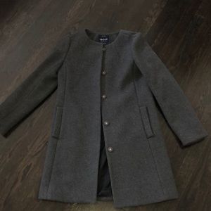 Madewell grey wool coat